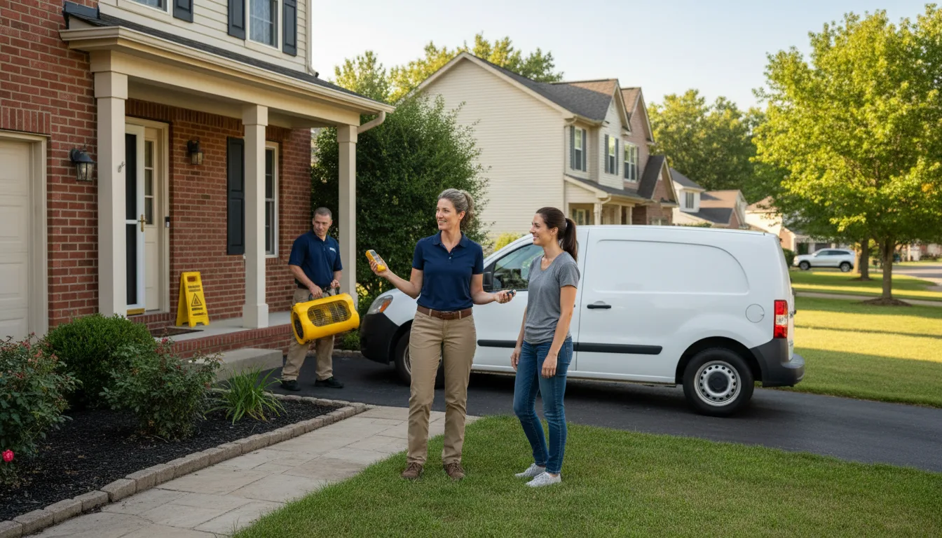 Residential water damage restoration in Arthur, NE